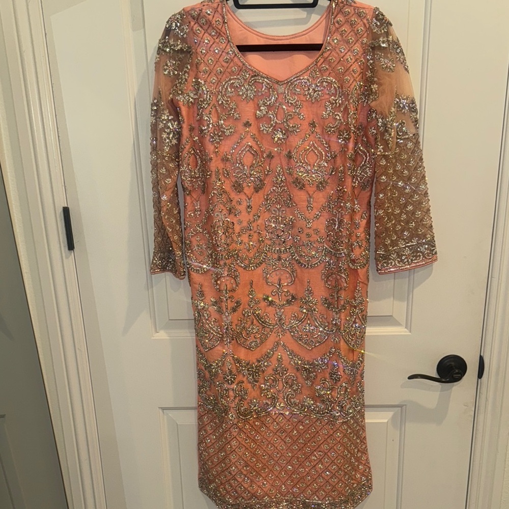 Elegant Embellished Indian Dress